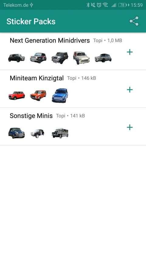 Classic Mini WA Sticker screenshot 3