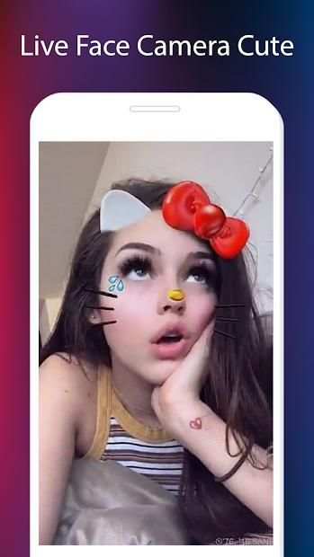 Live Face Camera Cute स्क्रीनशॉट 7