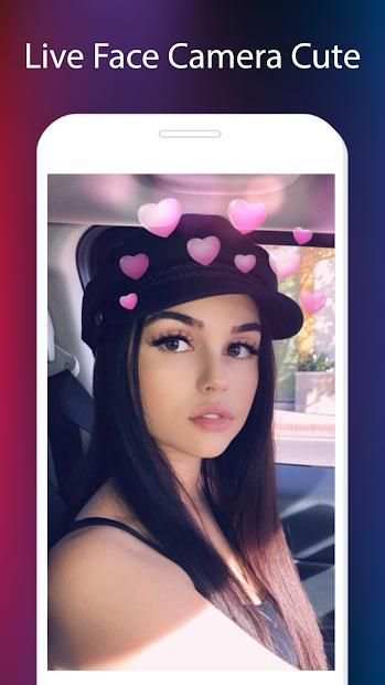 Live Face Camera Cute स्क्रीनशॉट 8
