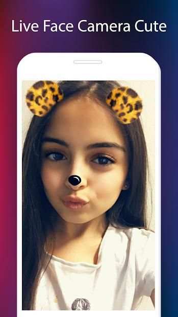 Live Face Camera Cute स्क्रीनशॉट 6