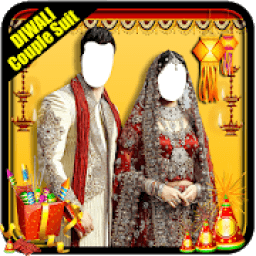 Diwali Couple Photo Suit icon