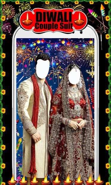 Diwali Couple Photo Suit screenshot 2