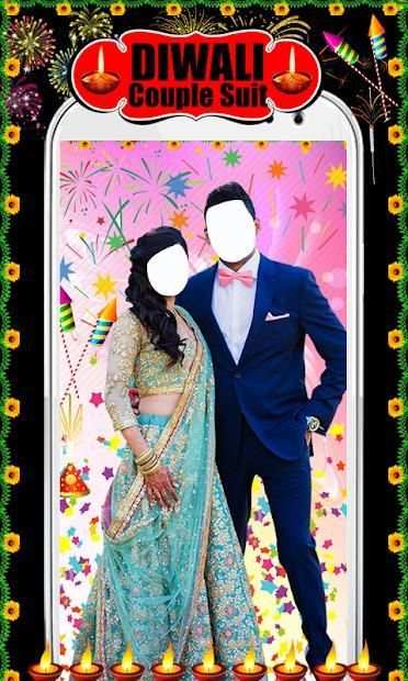 Diwali Couple Photo Suit screenshot 1