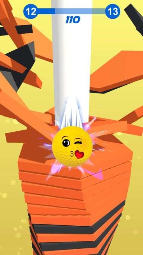 Stack Blast Ball 3D : Blast through platforms screenshot 6