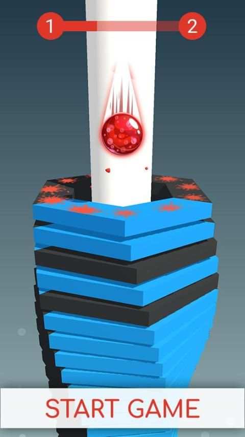 Stack Blast Ball 3D : Blast through platforms screenshot 9