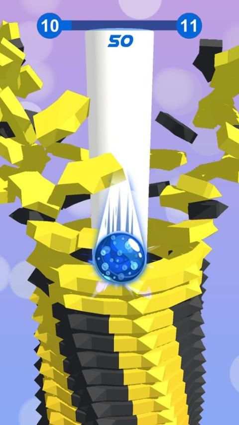 Stack Blast Ball 3D : Blast through platforms screenshot 8
