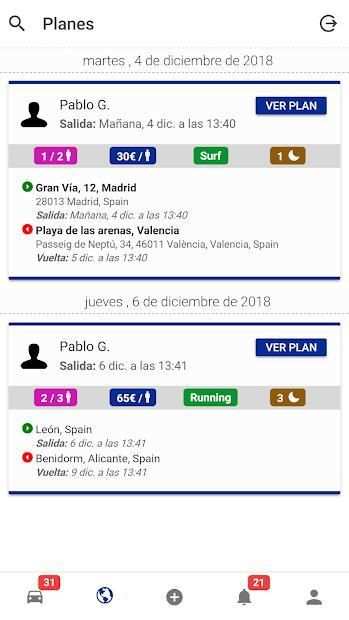 RidersPlan screenshot 1