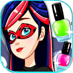 Nail Salon Ladybug Game आइकन