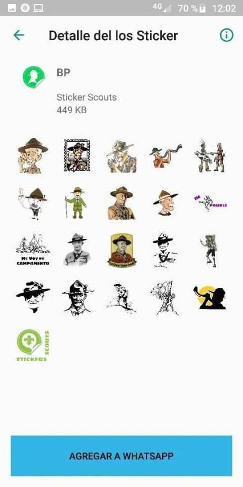 Stickers Scouts - WhatsApp - WAStickerApps screenshot 3