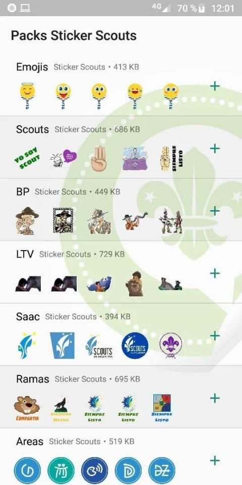 Stickers Scouts - WhatsApp - WAStickerApps screenshot 8