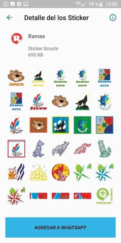 Stickers Scouts - WhatsApp - WAStickerApps screenshot 4