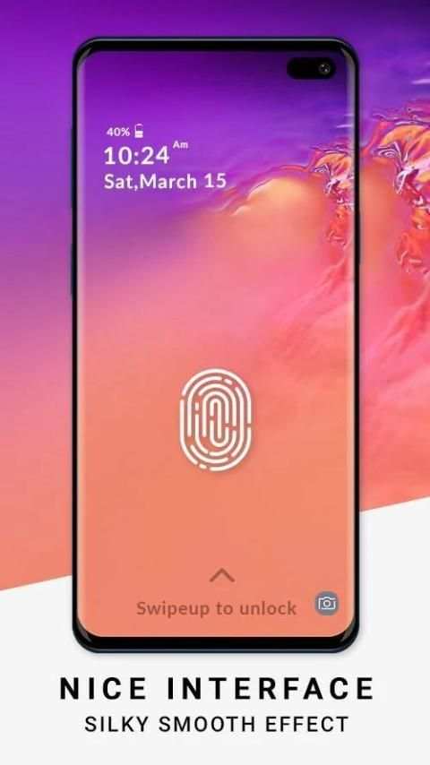 Galaxy S10 Lock Screen screenshot 1