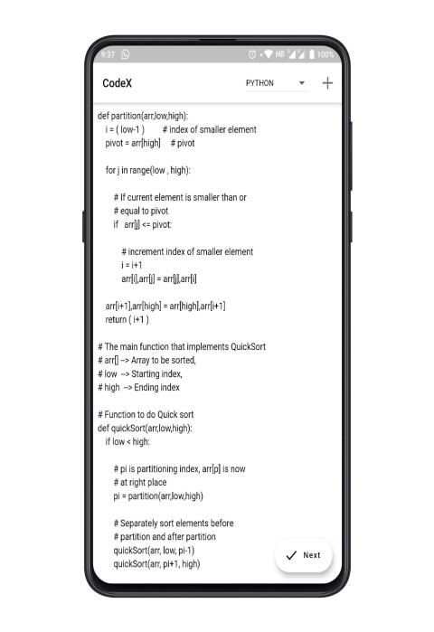 CodeX screenshot 4