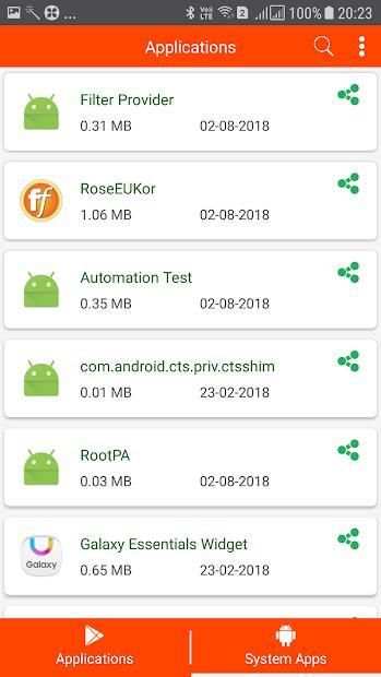 Andro Share : Share via Bluetooth, Email स्क्रीनशॉट 3