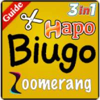 Tips Biugo, Hapo &amp; Zoomerang Free Edition आइकन