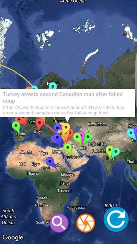 News Map screenshot 2