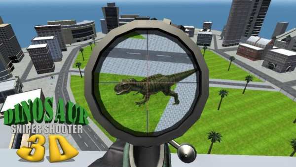 Dinosaur Sniper Shooter 3D screenshot 2