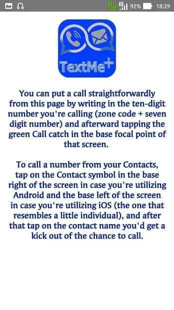 Guide Free Text Now Me Plus & Calling Tips screenshot 3
