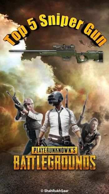 PUBG Top 5 Sniper Guns स्क्रीनशॉट 2