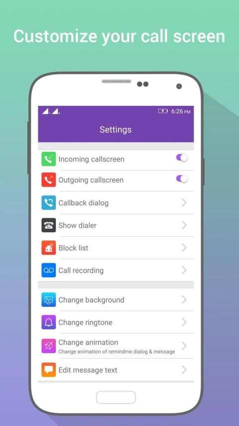 HD Phone 7 Full i Call Screen screenshot 6