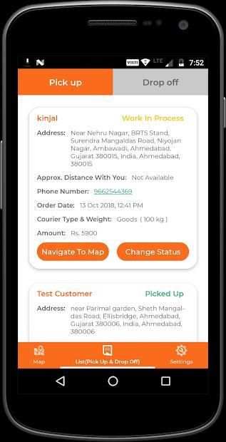 HP Courier Boy App स्क्रीनशॉट 8