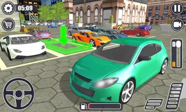 Realistic Auto Car parking Dr. Driving Sim 2019 स्क्रीनशॉट 1