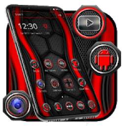 Red and Black Launcher Theme