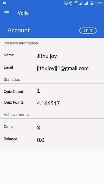 Volla:Trivia Games,Gift Cards and Cash Rewards screenshot 2