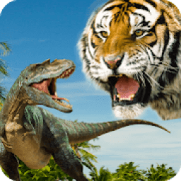 Wild Tiger vs Dinosaur: Adventure Fight icon