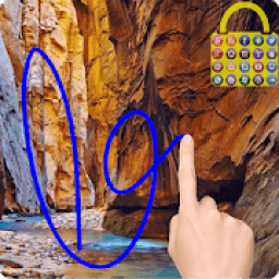 ikon Gesture Lock screen and app lock theme nature