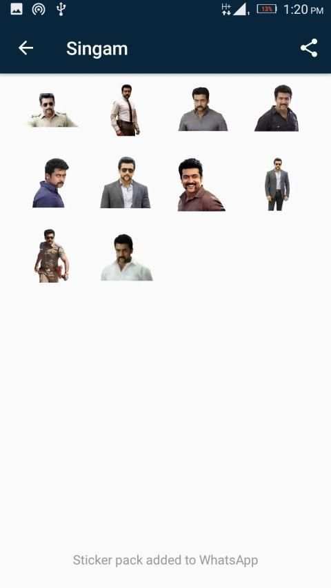 Surya Stickers स्क्रीनशॉट 4