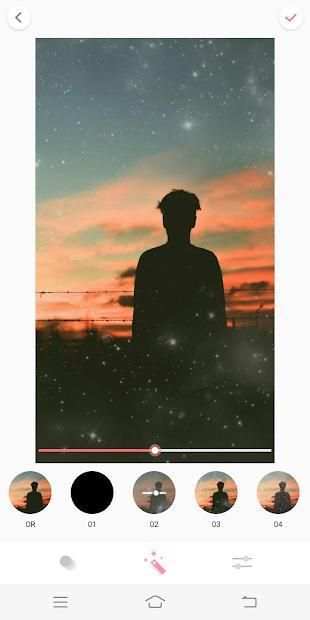 Selfie Gilter - Pink Filter Effect screenshot 2