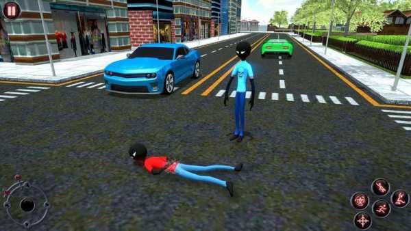 Stick Man Rope Hero - Vegas Mafia Crime City स्क्रीनशॉट 10