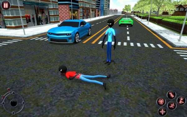 Stick Man Rope Hero - Vegas Mafia Crime City स्क्रीनशॉट 6