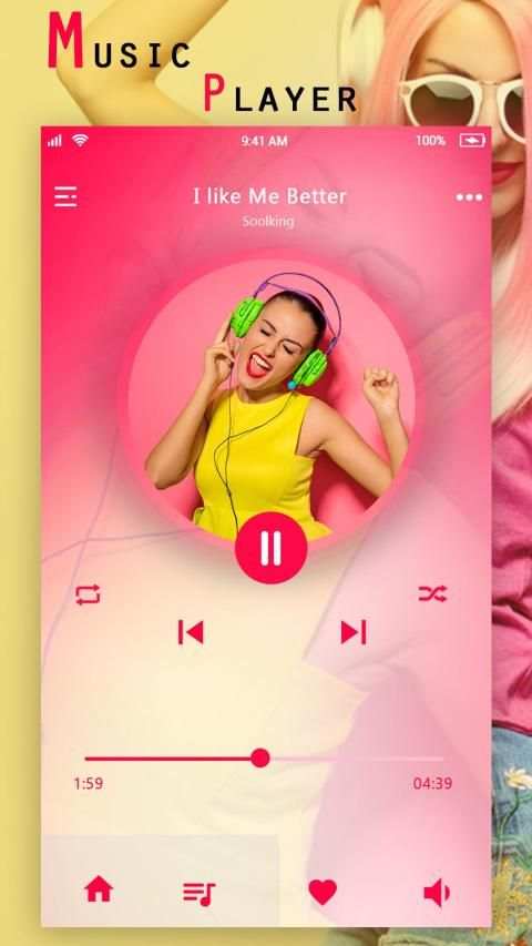 Music Player 2019 & Mp3 Player स्क्रीनशॉट 2