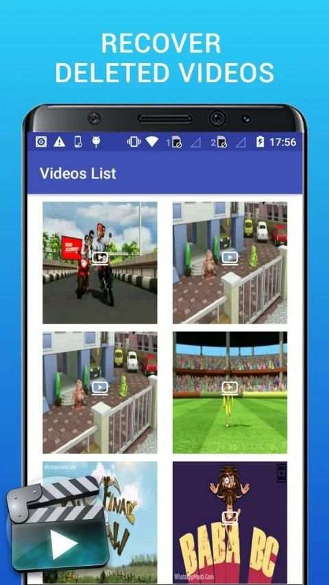 Deleted Video Recovery: restore videos स्क्रीनशॉट 1