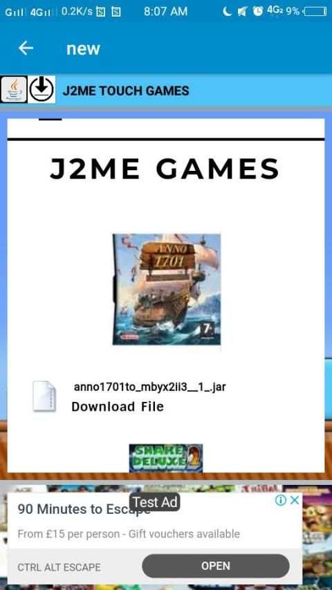 J2ME GAME FREE DOWNLOAD screenshot 1