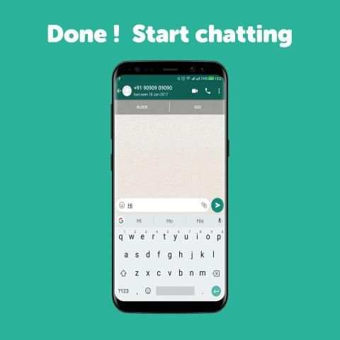 Instant Chat for WhatsApp screenshot 1