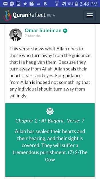 QuranReflect screenshot 1