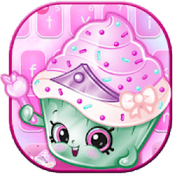 ikon 3D Gravity Cute CupCake Keyboard