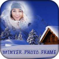 Winter Photo Frame : Winter Snowfall on 9Apps