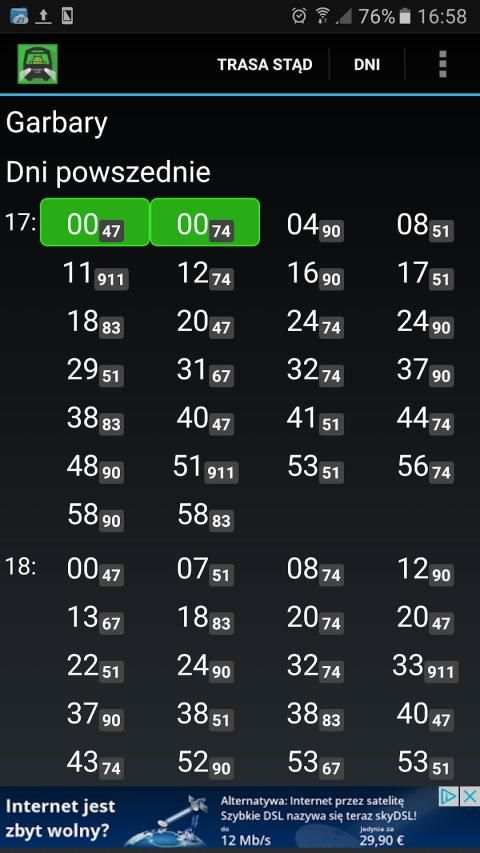 Ginger - rozkład jazdy MPK screenshot 3