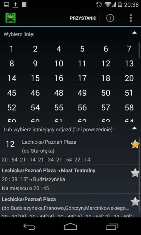 Ginger - rozkład jazdy MPK screenshot 8