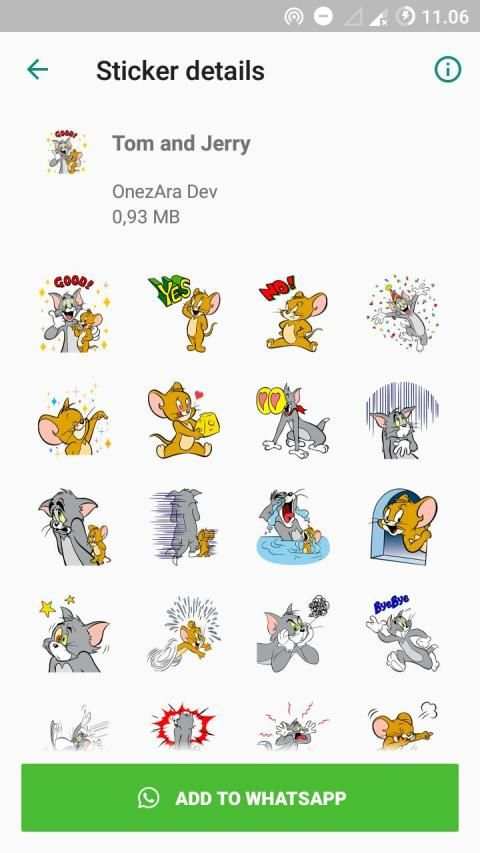 Tom Jerry Stickers 2019 screenshot 4