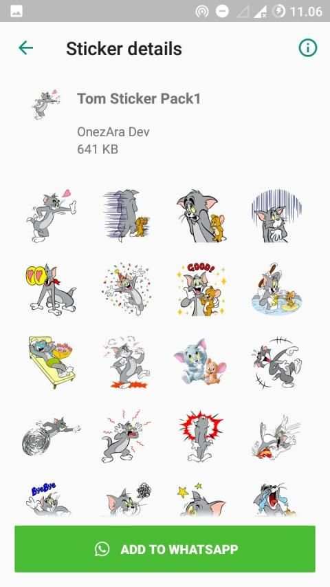 Tom Jerry Stickers 2019 screenshot 2