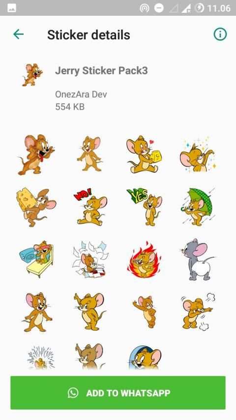 Tom Jerry Stickers 2019 screenshot 1