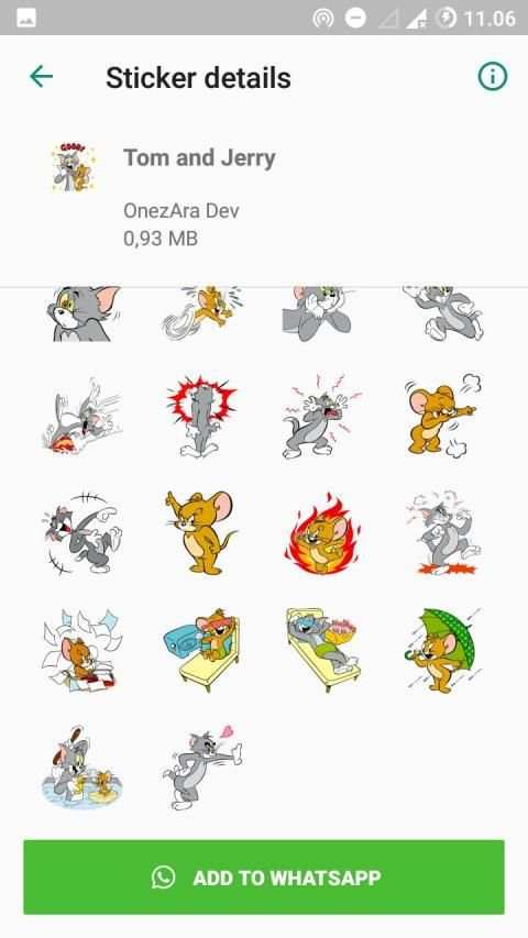 Tom Jerry Stickers 2019 screenshot 3