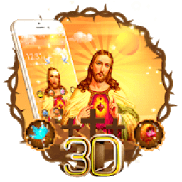 ikon Jesus 3D Parallax Launcher Theme