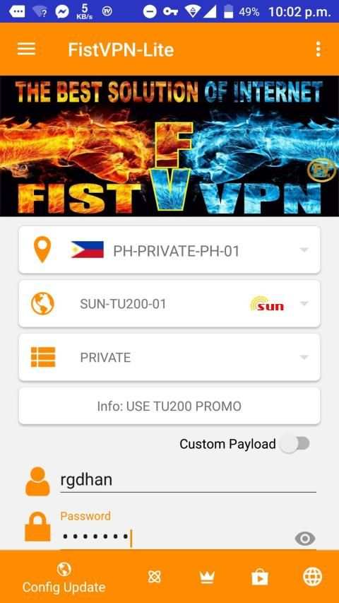 FistVPN-Lite screenshot 1