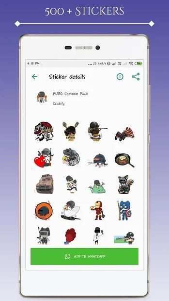 Pubg Whatsu Sticker : All Pubg Stickers Collection screenshot 1